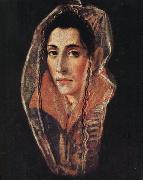 El Greco Portrait of a Lady oil on canvas